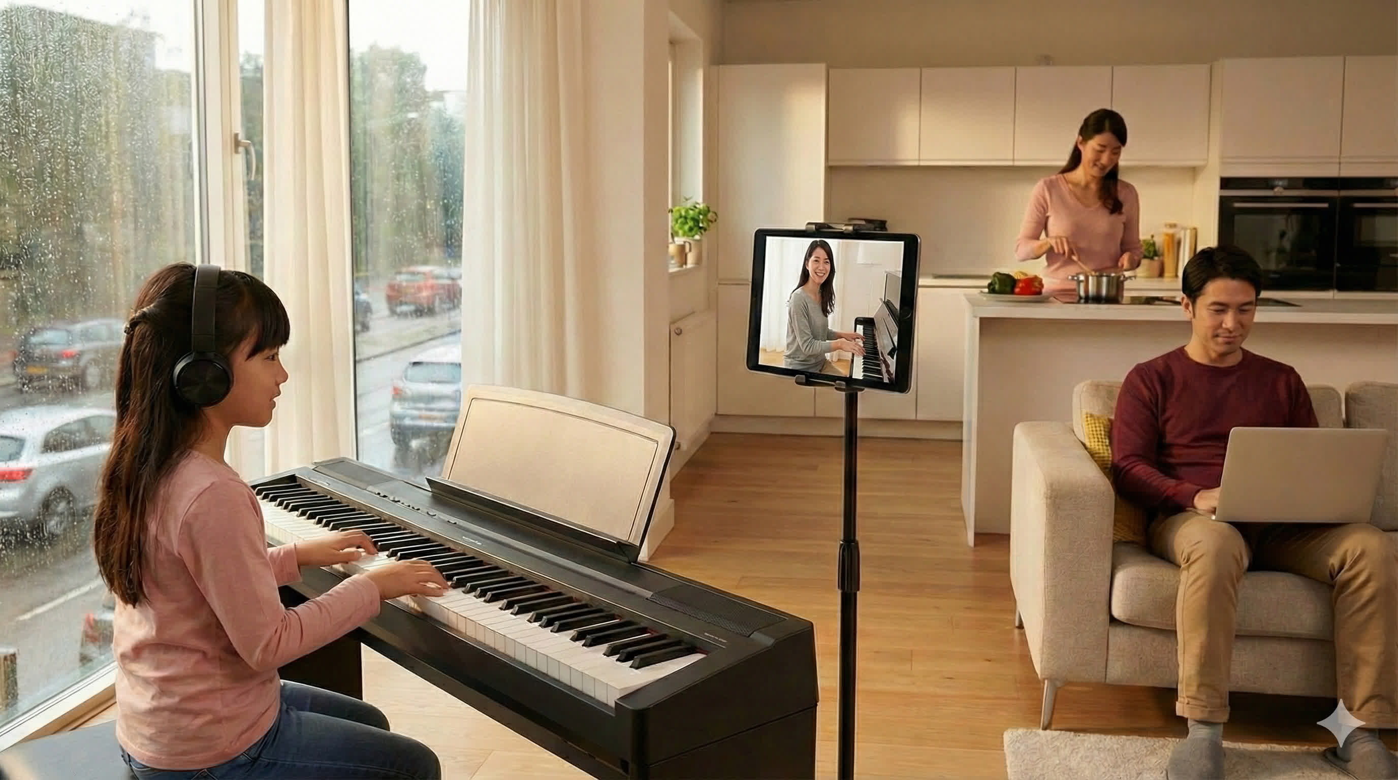 送迎0分！忙しい共働き家庭こそ「オンラインピアノ」が続く理由